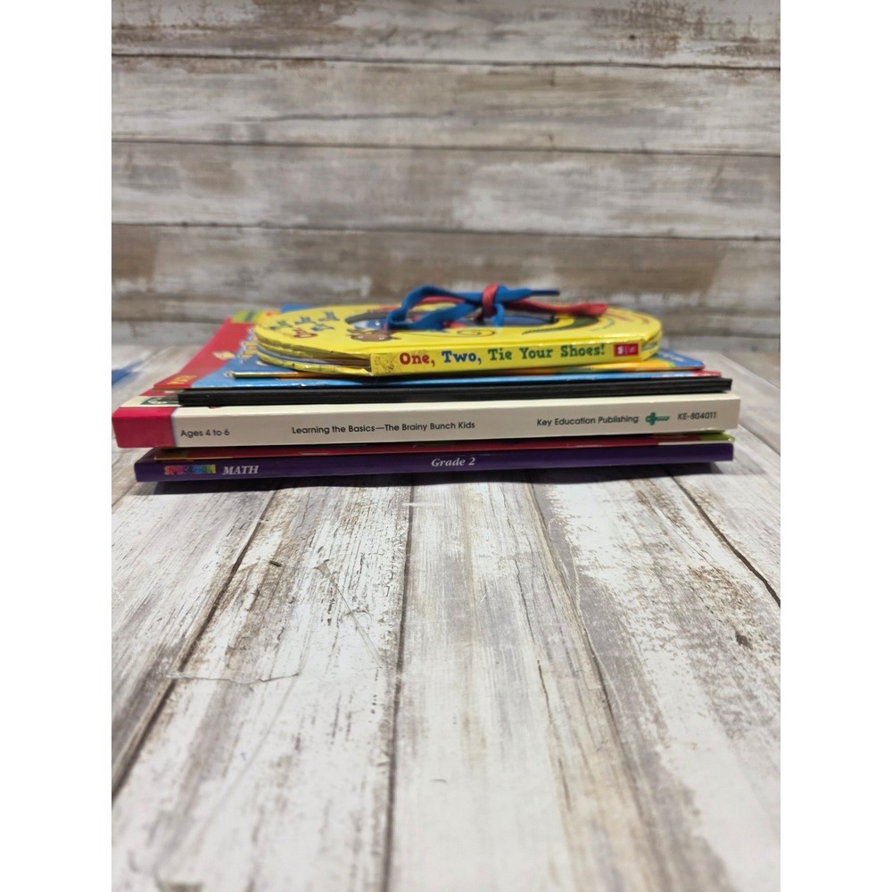 Educational Workbook Lot Brainiac Activity Spectrum Math Mead Scholastic K-2nd