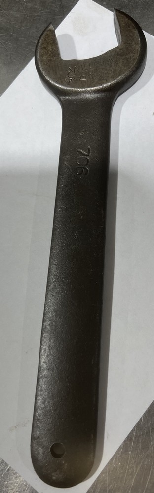 Vintage Williams 706 Open End Wrench