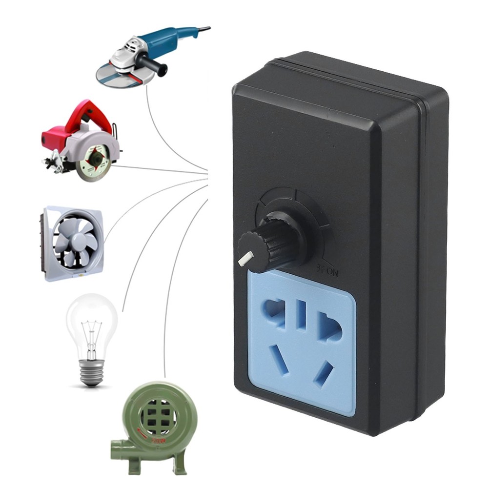 Energetic Performance AC Motor Speed Controller with Adjustable Settings