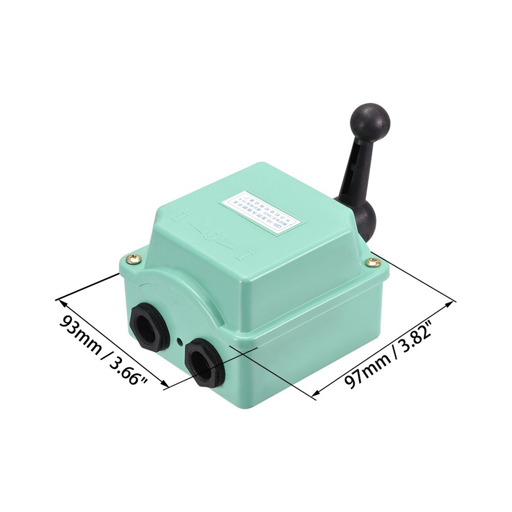 QS-15 3 Positions Drum Switch Forward/Off/Reverse Motor Control 15A