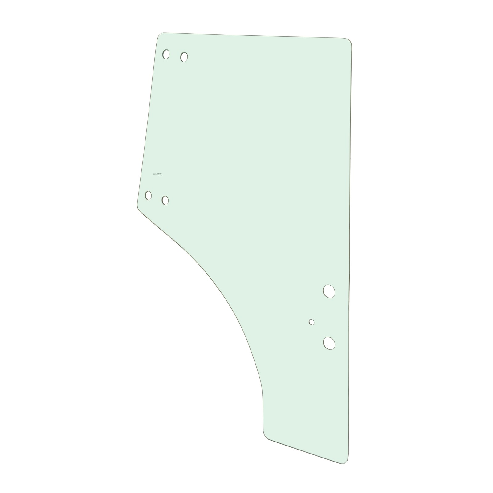 RH Right Side Door Glass For Kubota M5-091 M5140 M6060 M7040 M8560 M9960 M9540