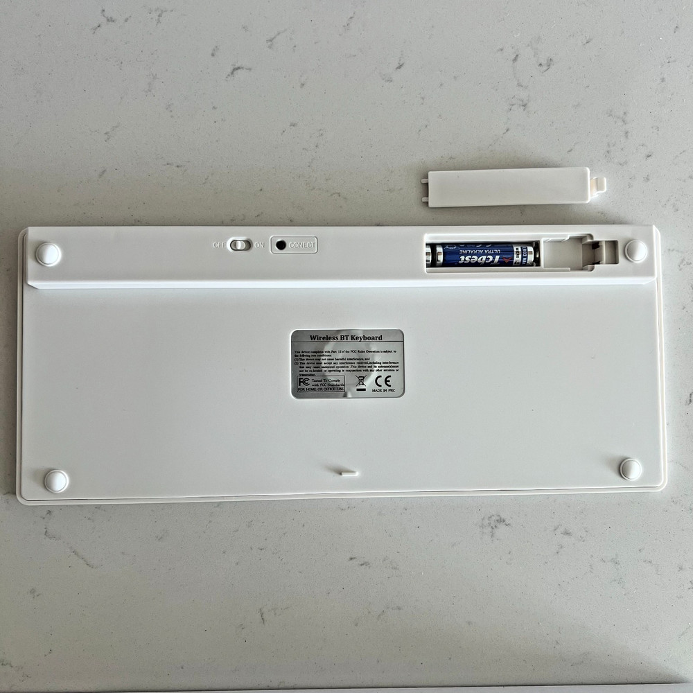 Wireless Keyboard & Mouse Combo Set Bluetooth Brand New in Box White Windows Mac