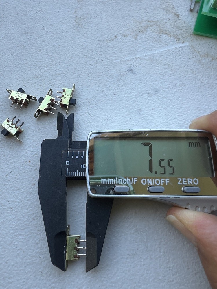 ALCO/DPDT small Slide Switch Panel/PCB mount (5 PCs)