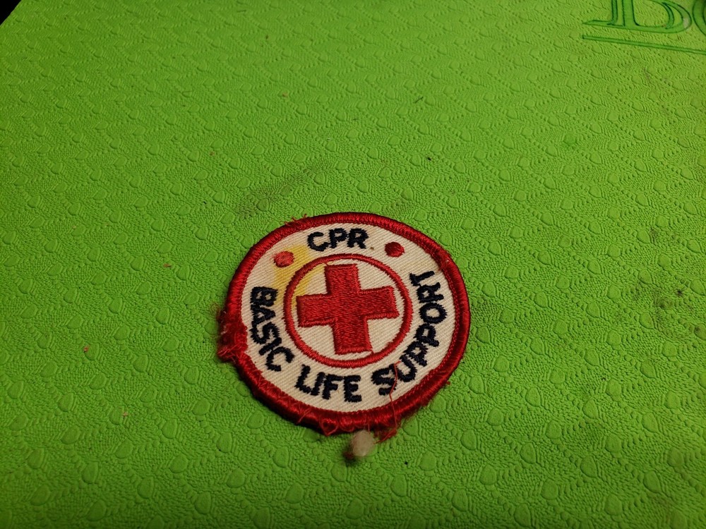 Vintage CPR Basic Life Support Patch