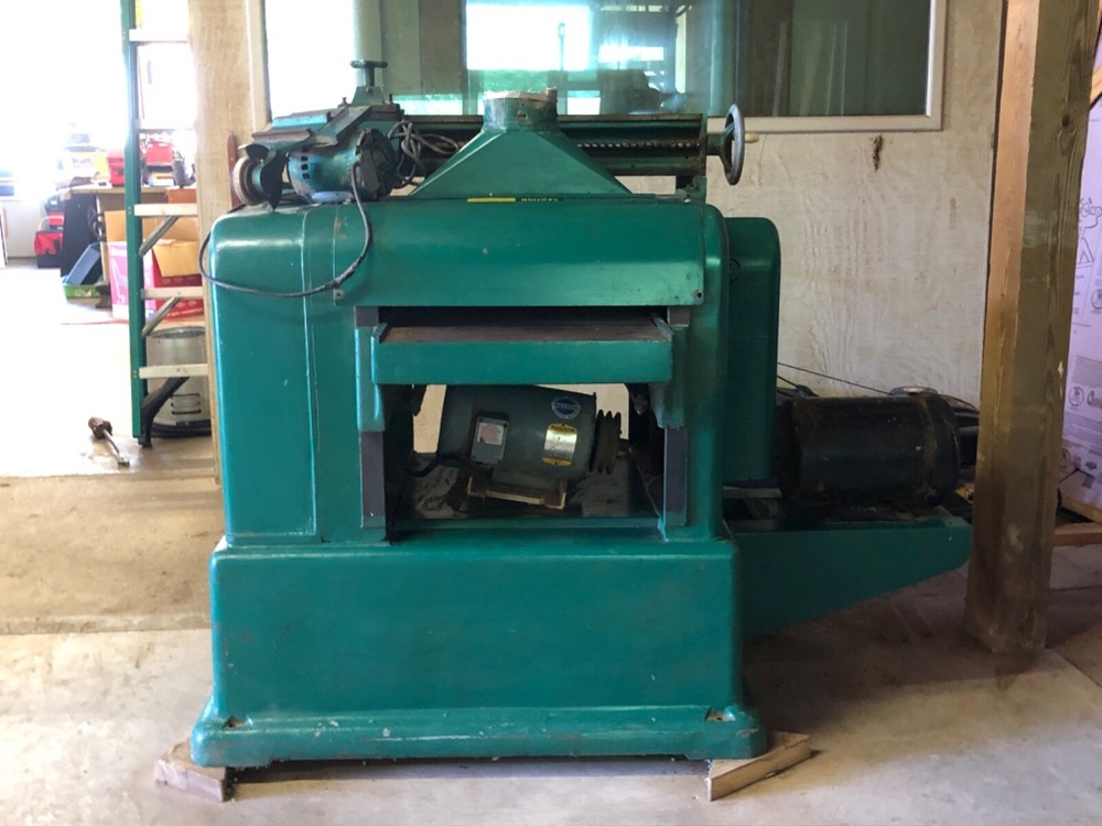 Powermatic 20" planer with sharpener