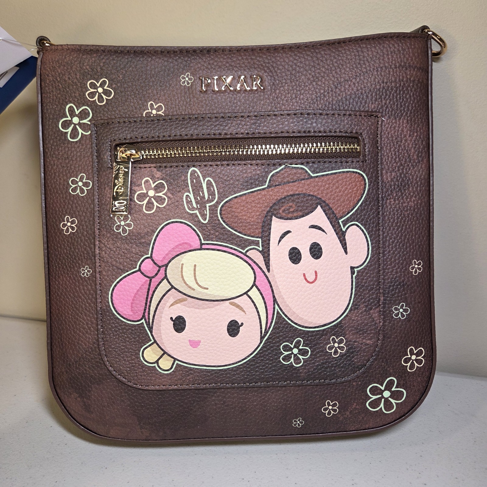 Disney Pixar Wondapop Toy Story Woody Bo Peep Crossbody Bag Purse Vegan Leather