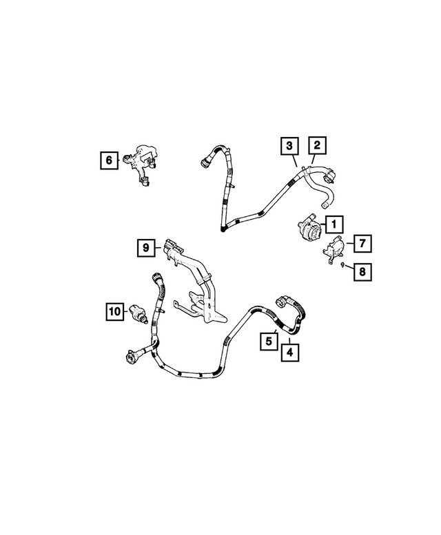 Genuine Mopar Cooler Bracket 68400470aa
