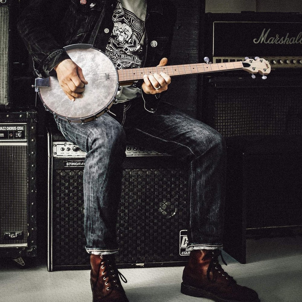 Complete 5-String Banjo Kit - Maple Construction, Remo Head & Tuner Included