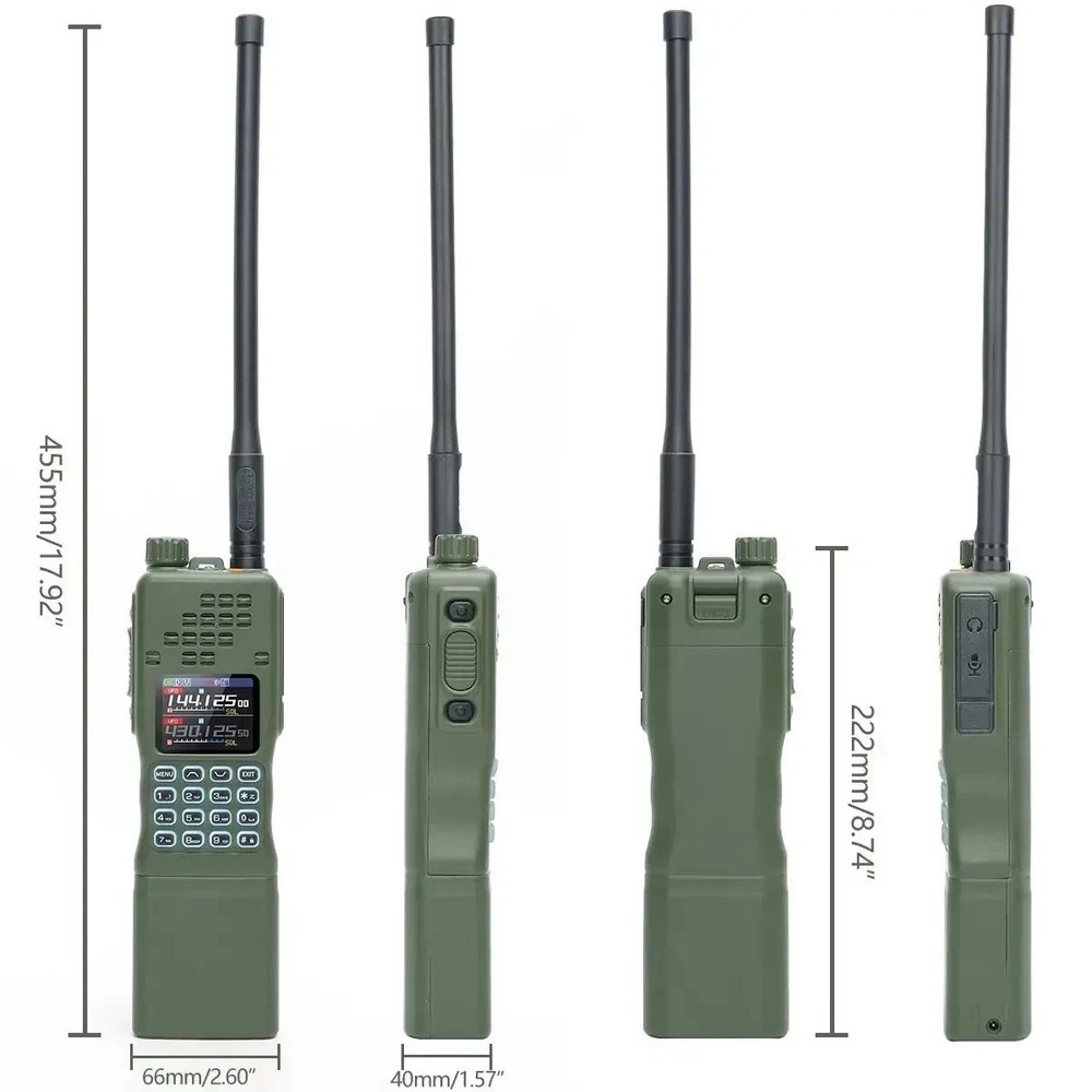AR-152 PRO GPS Bluetooth Programming Multi Band Tri-power Tactial Walkie Talkie