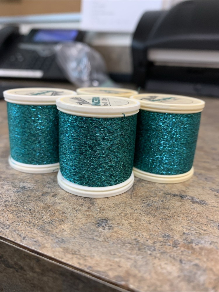 4 Spools MADEIRA Metallic Polyester Embroidery Thread 200M, # 65