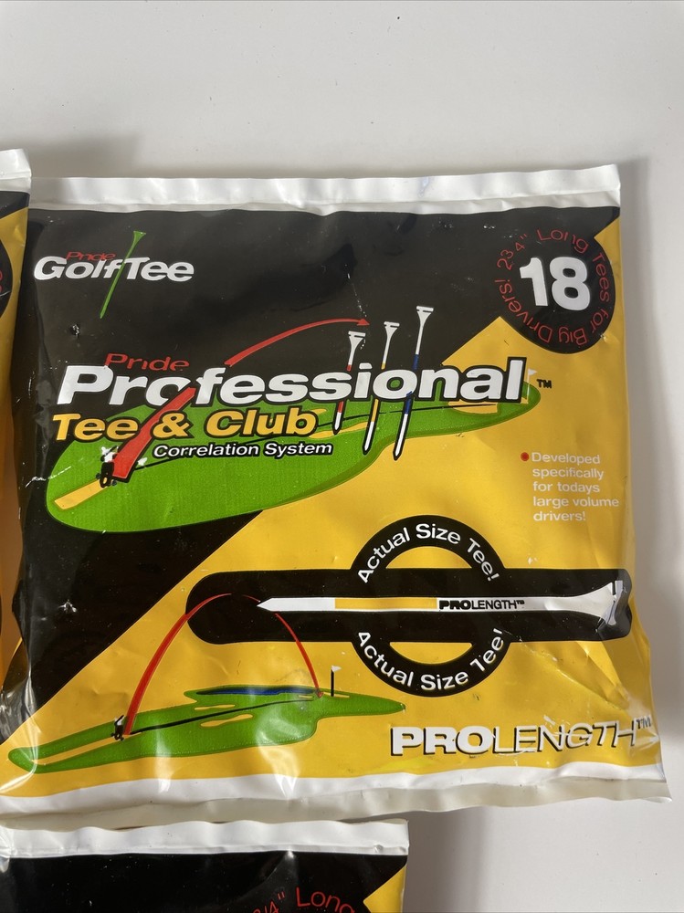 Pride Professional Tee System 54 Count, 2-3/4 inch 3 Packs