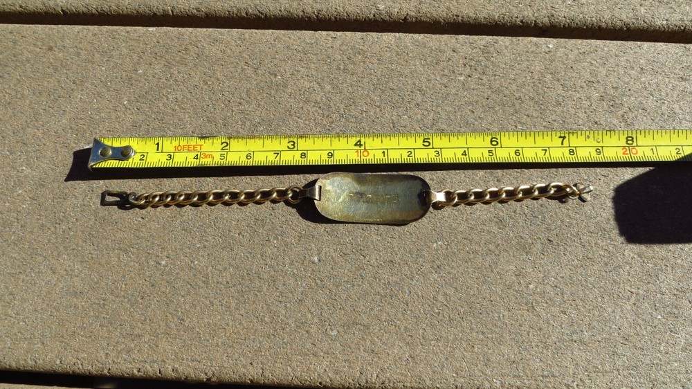 WW2 US Army Military Name ID Identification Bracelet