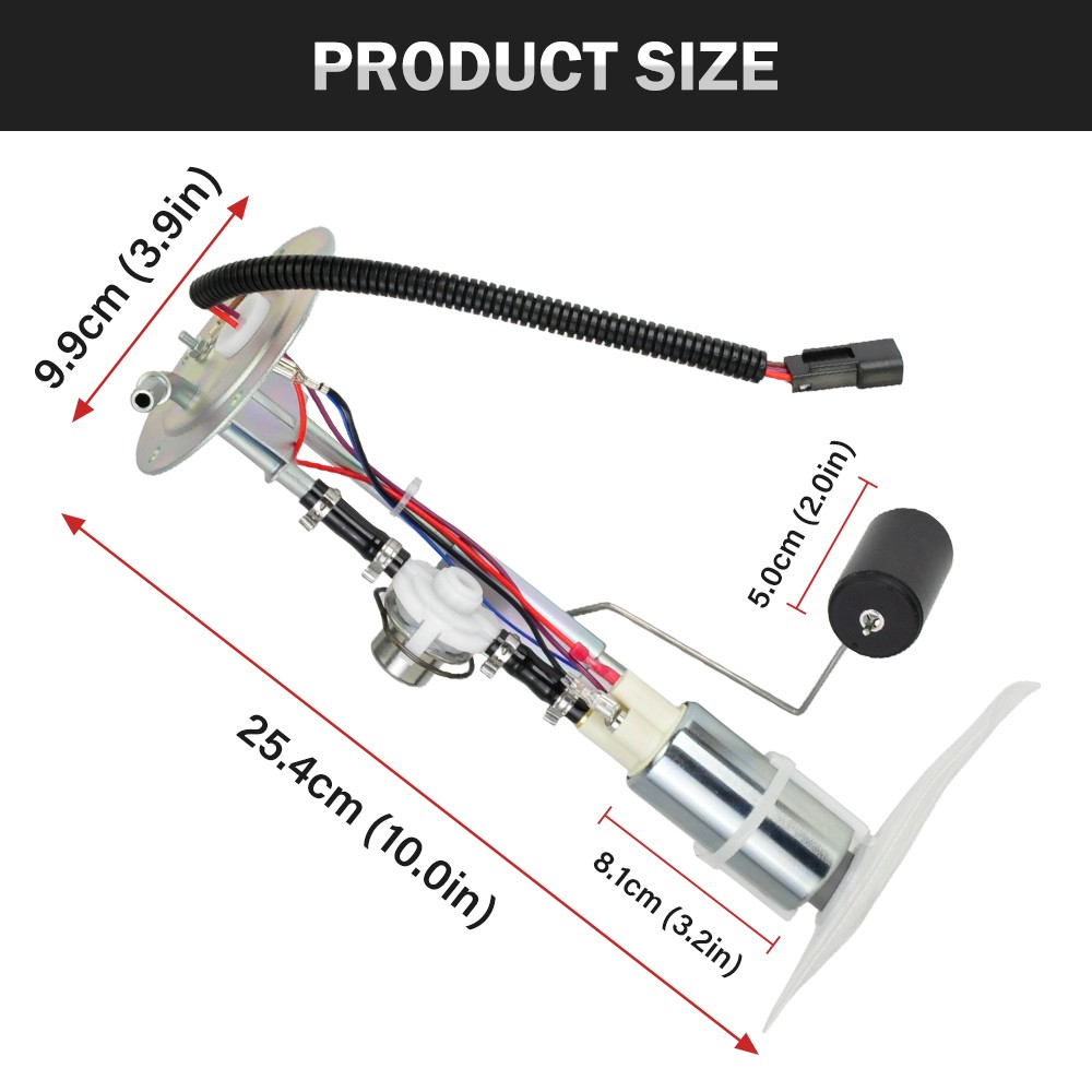 AB 47-1048 Complete Fuel Pump Module 5-Bolt For Polaris Sportsman 700 & 800 ATV