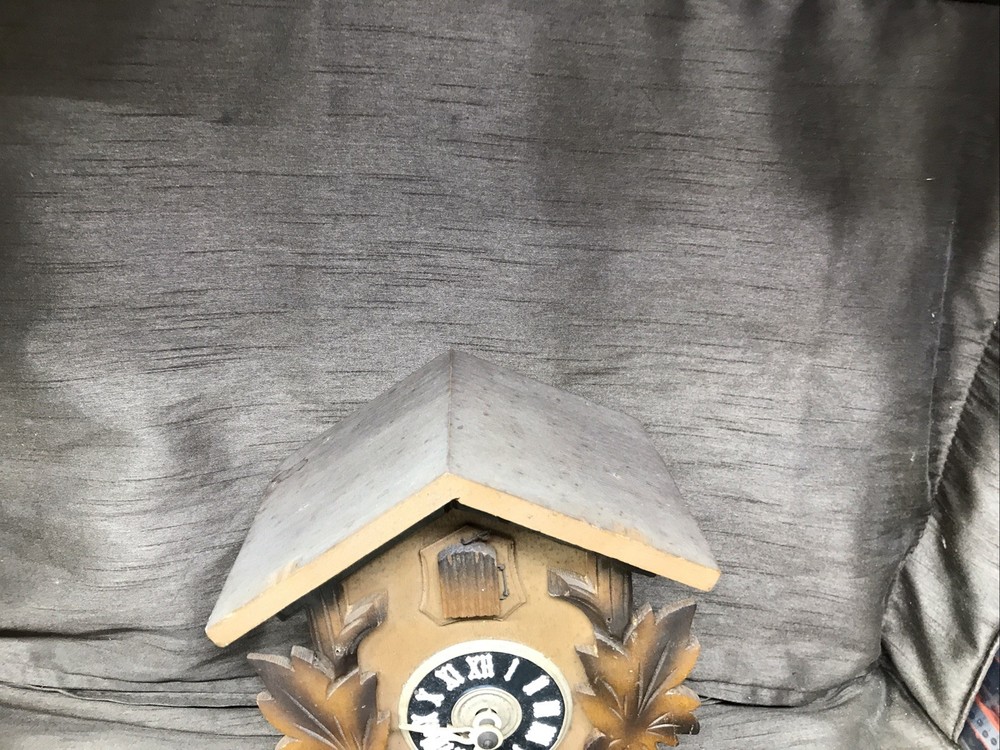 Vintage Wooden German Cuckoo Clock Untested