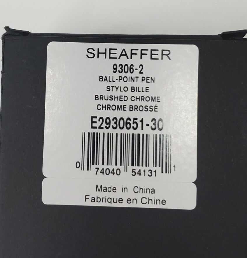 Sheaffer Pen & Art Brushed Chrome Fountain Ball-Point Pen E2930651-30