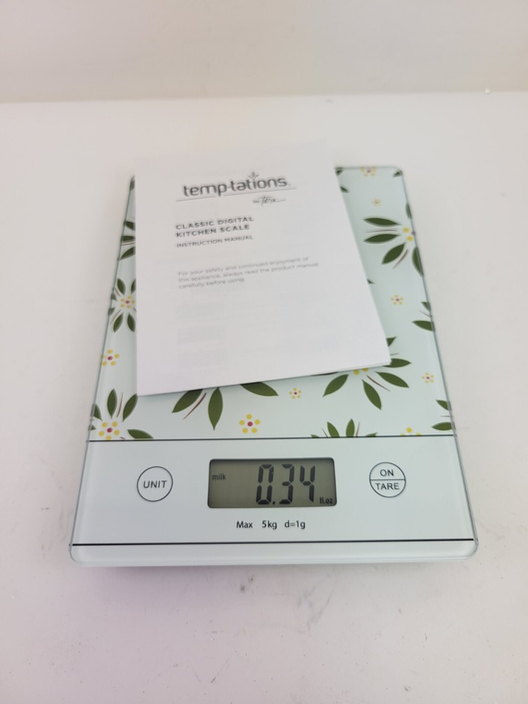 Temp-tations Classic Digital Kitchen Scale Old World Green