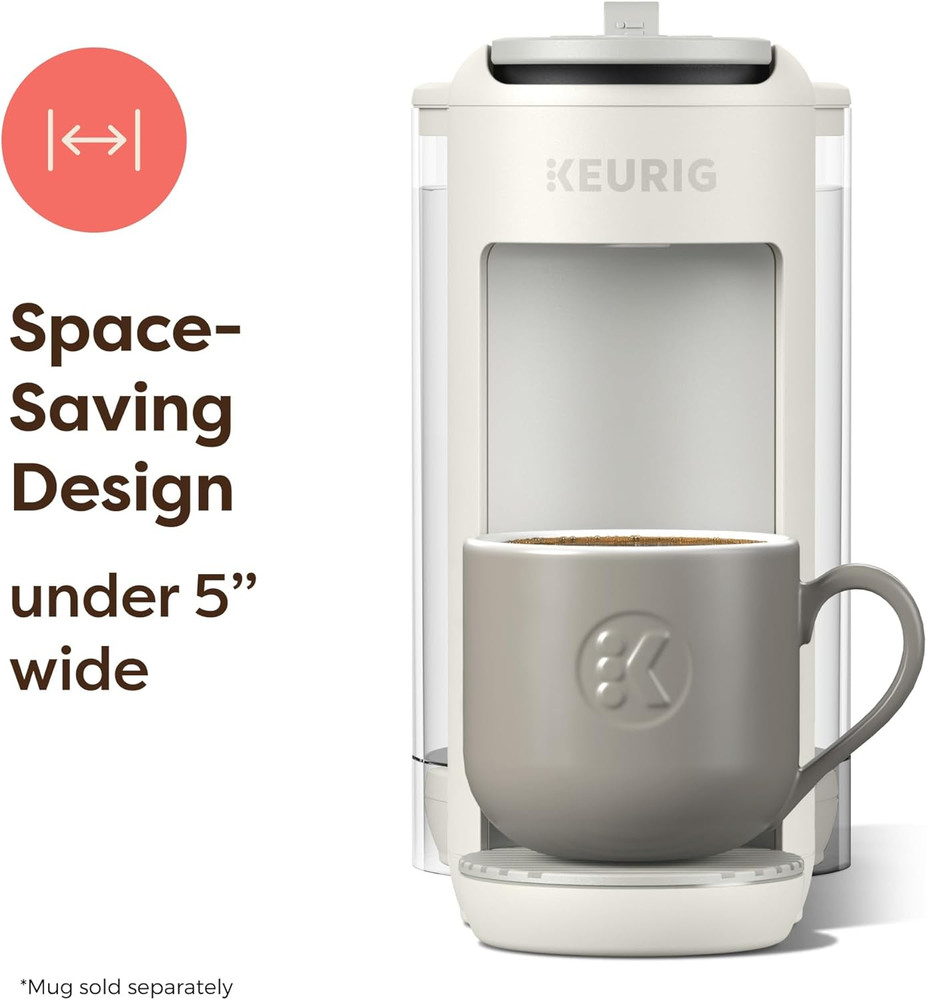K-Mini Mate plus Single-Serve K-Cup Pod Coffee Maker, Compact, 3 Cup Sizes, Brew