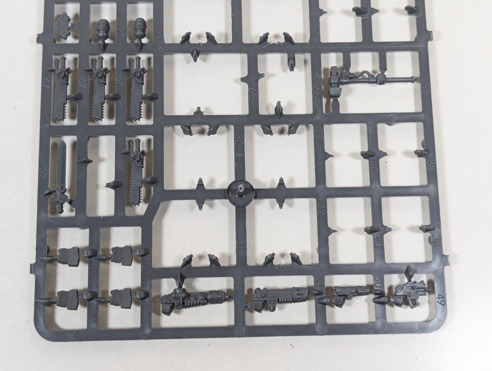 Space Marines Assault Squad Sprue Partial Incomplete 40k