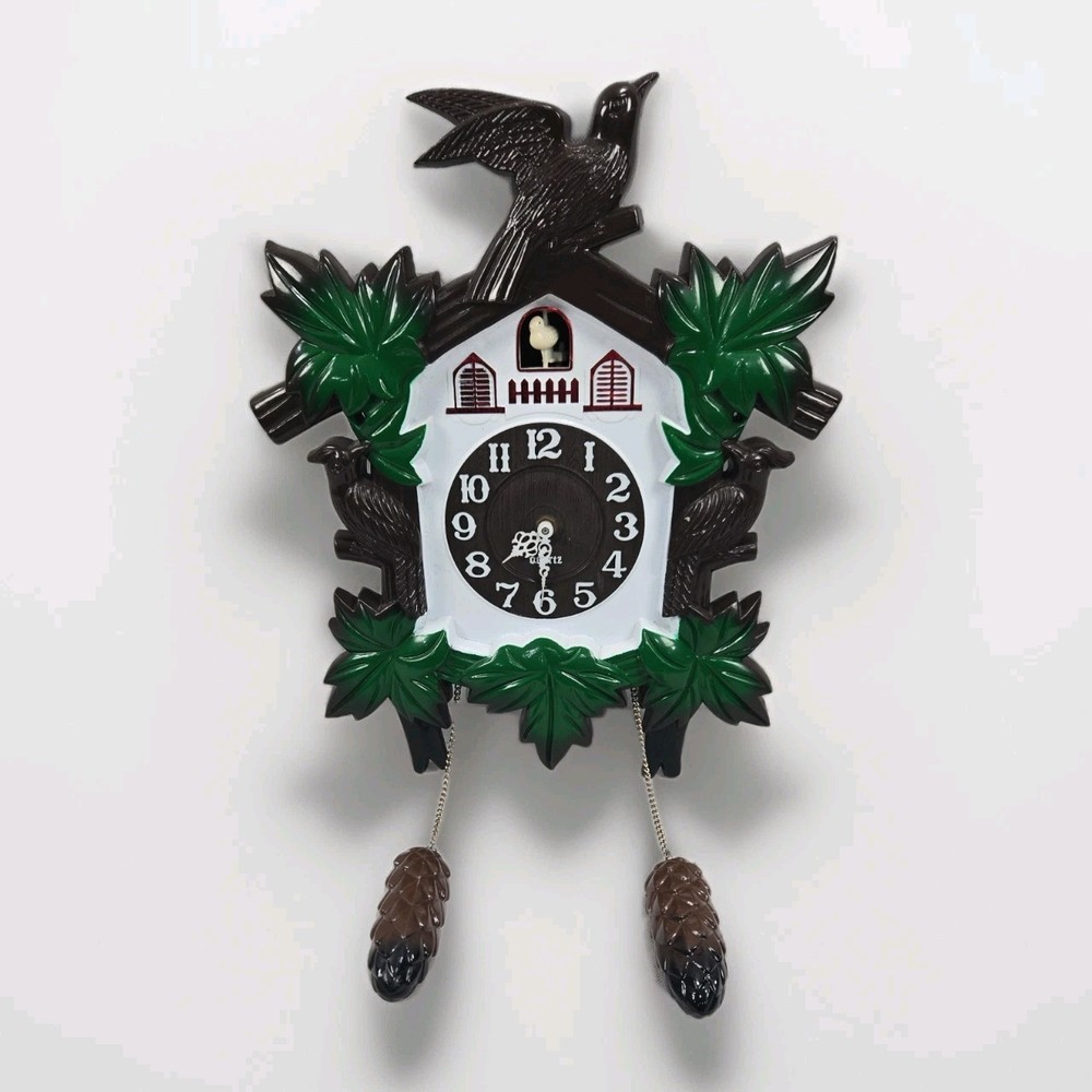Vintage Telesonic Plastic Cuckoo Clock