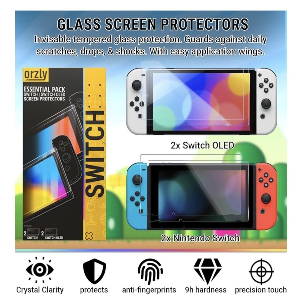 Orzly Ultimate Geek Pack Accessory Bundle For Switch Switch OLED Black