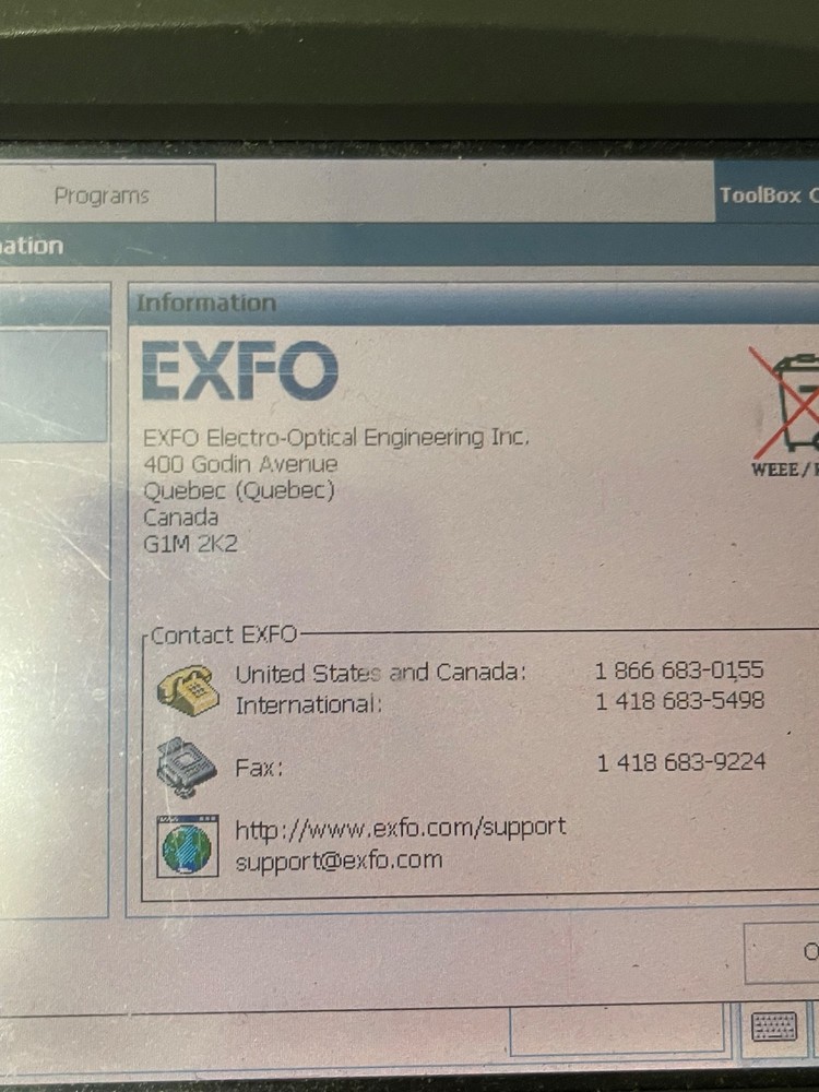 EXFO FTB-200 + FTB 7400E/FTB 3932