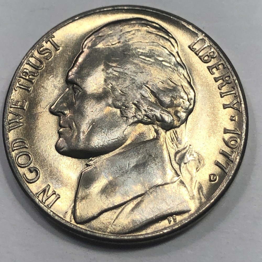 1977 D - Jefferson 5 cent - Uncirculated
