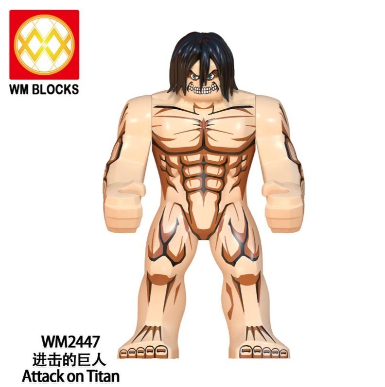 Custom, Attack Titan Big Miniature Figure with Base, New/Mint