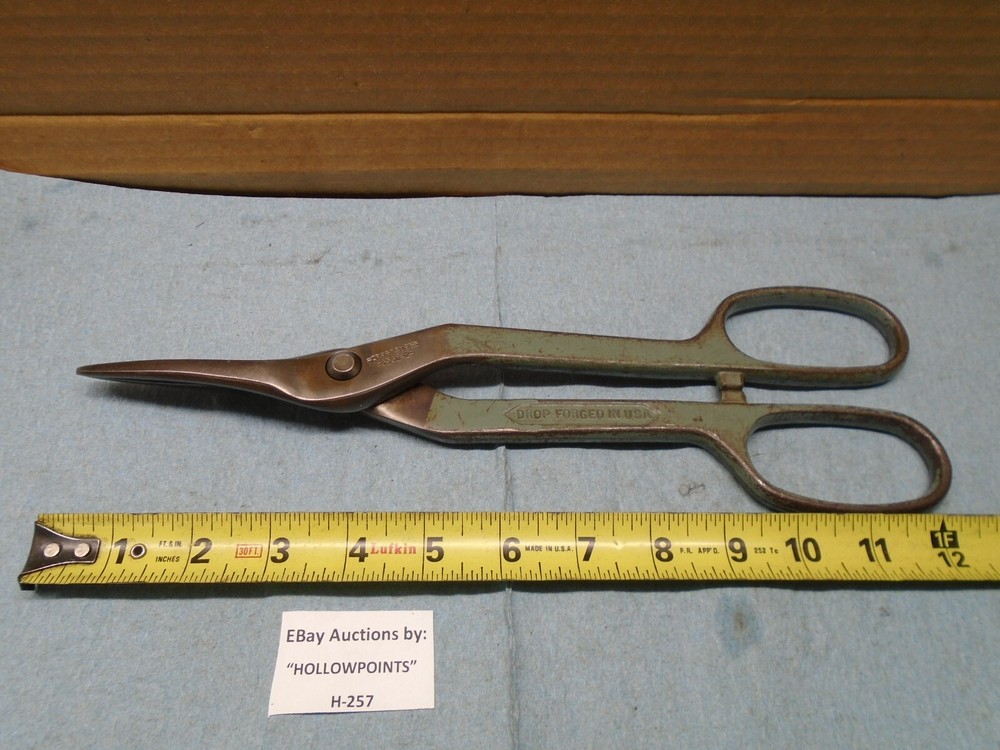 Craftsman USA No. 4546-12 Tin Snips Aviation Shears H257