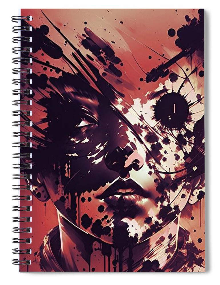 It's Ok Spiral Notebook Blank Notebook Lined Journal 8 X 6 Notebook