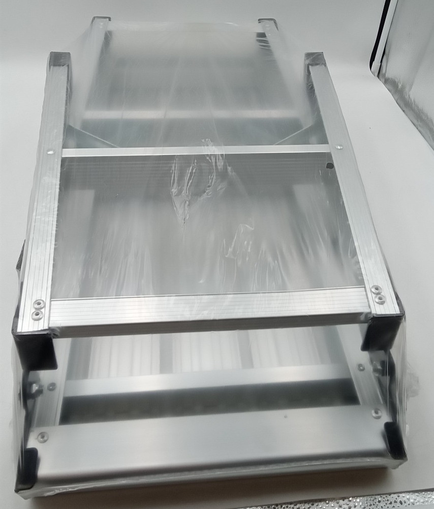 Work Platform Step Ladder Heavy Duty Foldable Aluminum Platform 330 LBS Capacity