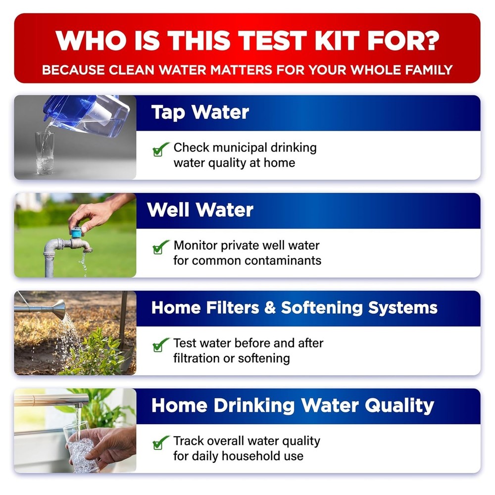 Complete Water Testing Kit - Data Sheet Included