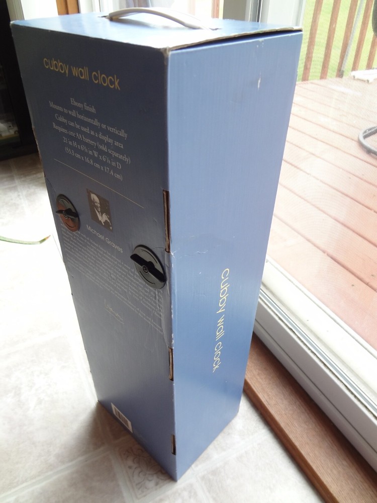 Michael Graves Cubby Wall Clock