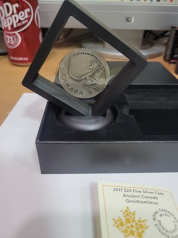 2017 Ancient Canada Ornithomimus Silver coin