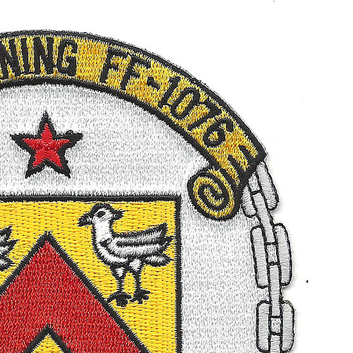 USS Fanning FF-1076 Frigate Ship Patch