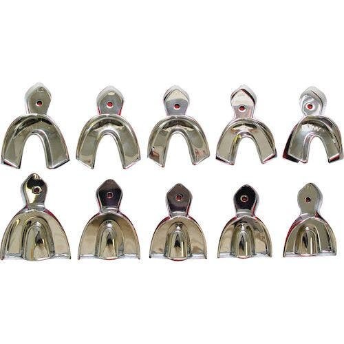 Stainless Steel Impression Trays, Solid, U5, Misc.