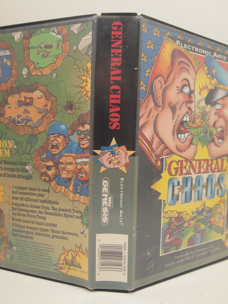 General Chaos Case (SEGA Genesis) Authentic BOX ONLY