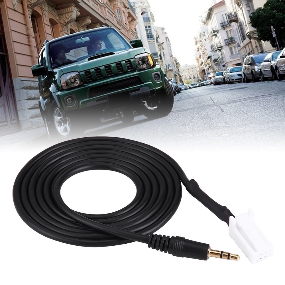 Car Audio AUX Input Cable Adapter 8pin Plug 3.5mm Jack For Swift