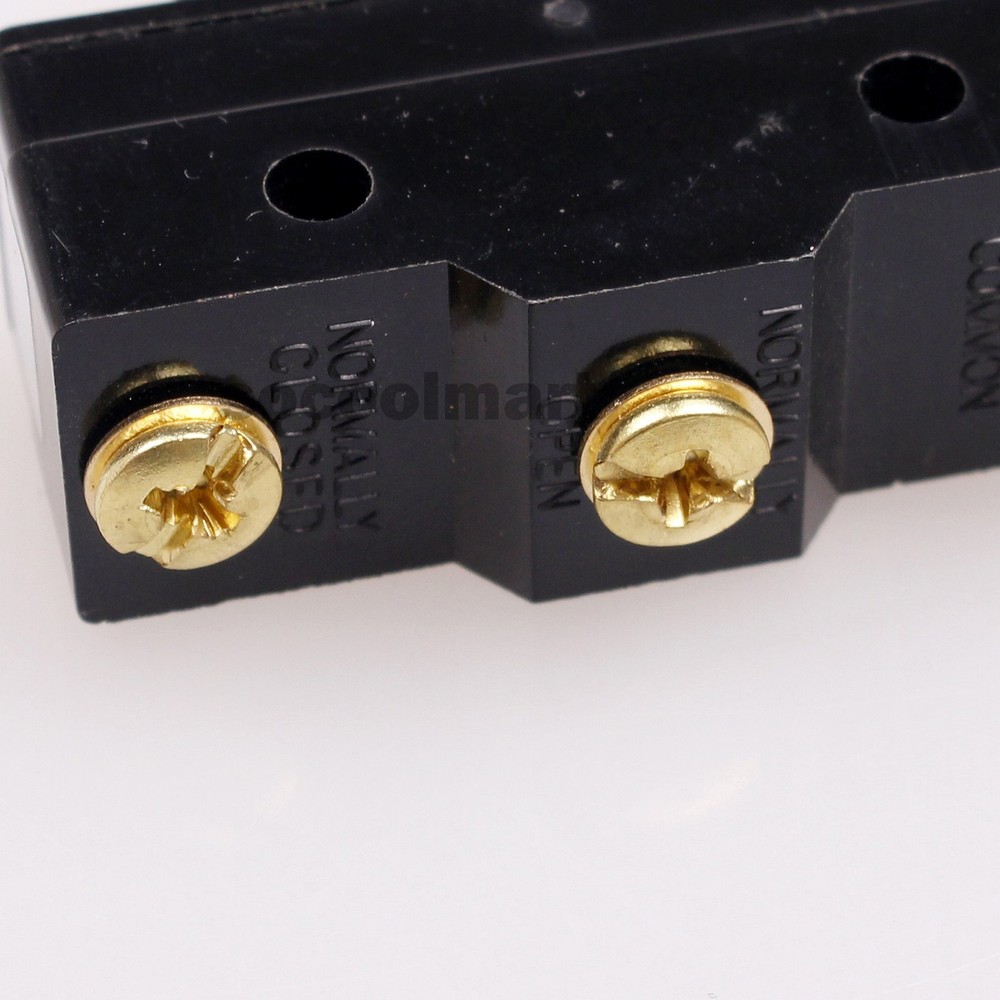 AC 250V 15A Short Hinge Roller Lever Momentary Micro Switch Microswitch PS