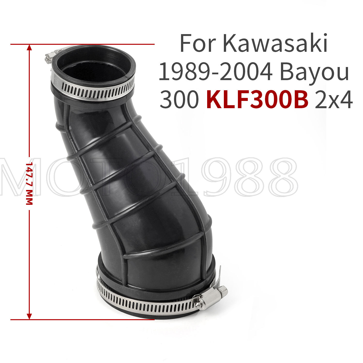 FOR KAWASAKI BAYOU 300 KLF300B 2X4 AIR BOX TO CARBURETOR INTAKE BOOT DUCT 89-04