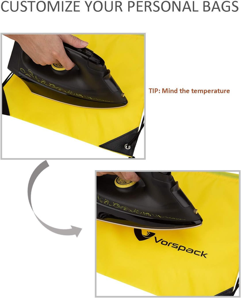 Vorspack Drawstring Backpack 20 Pieces for Party Gym one-size, Multicolor