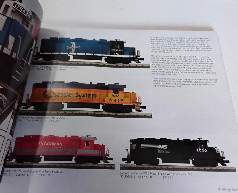 MTH CATALOG 2019 VOLUME 1 CATALOG. NEW