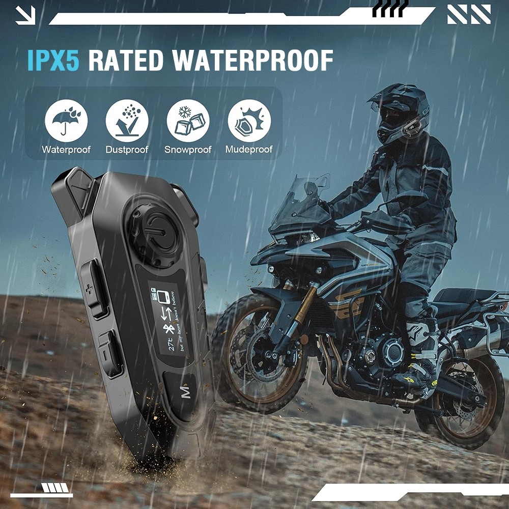 Bluetooth Headphone Motorcycle Helmet Intercom Headset Interphone Handfree Call