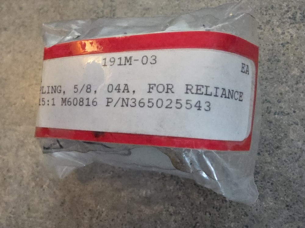 41162904A Hub Coupling 5/8" For Reliance