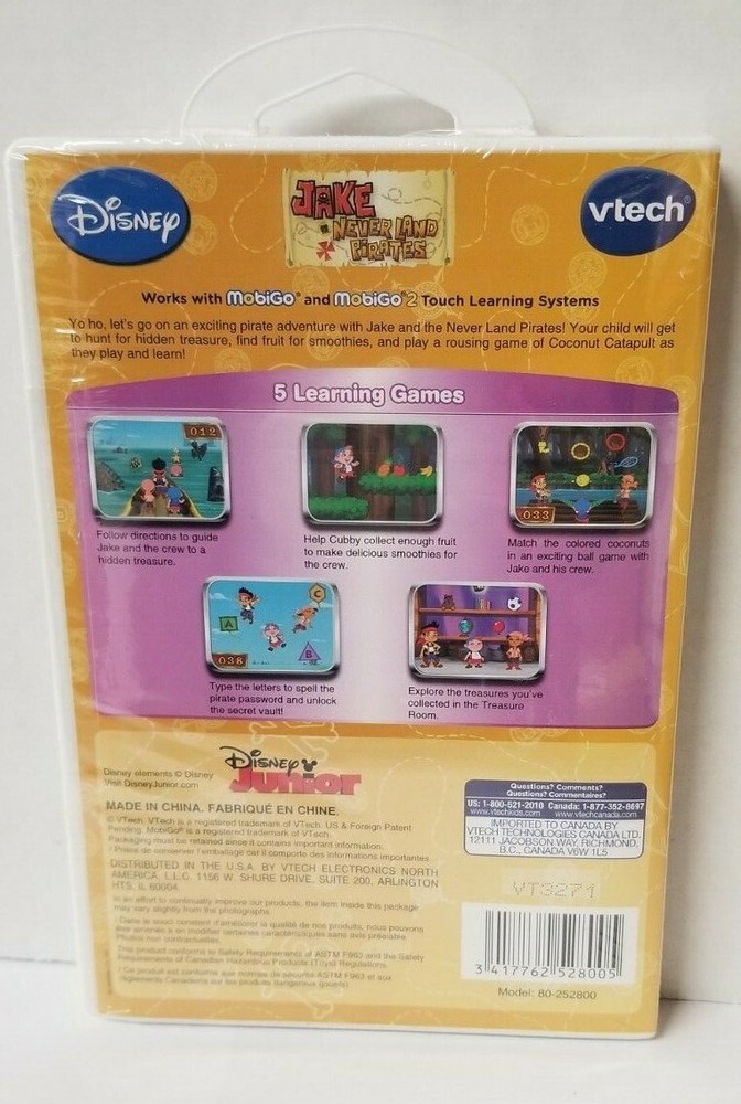 Vtech MobiGo - Jake & the Neverland Pirates New sealed