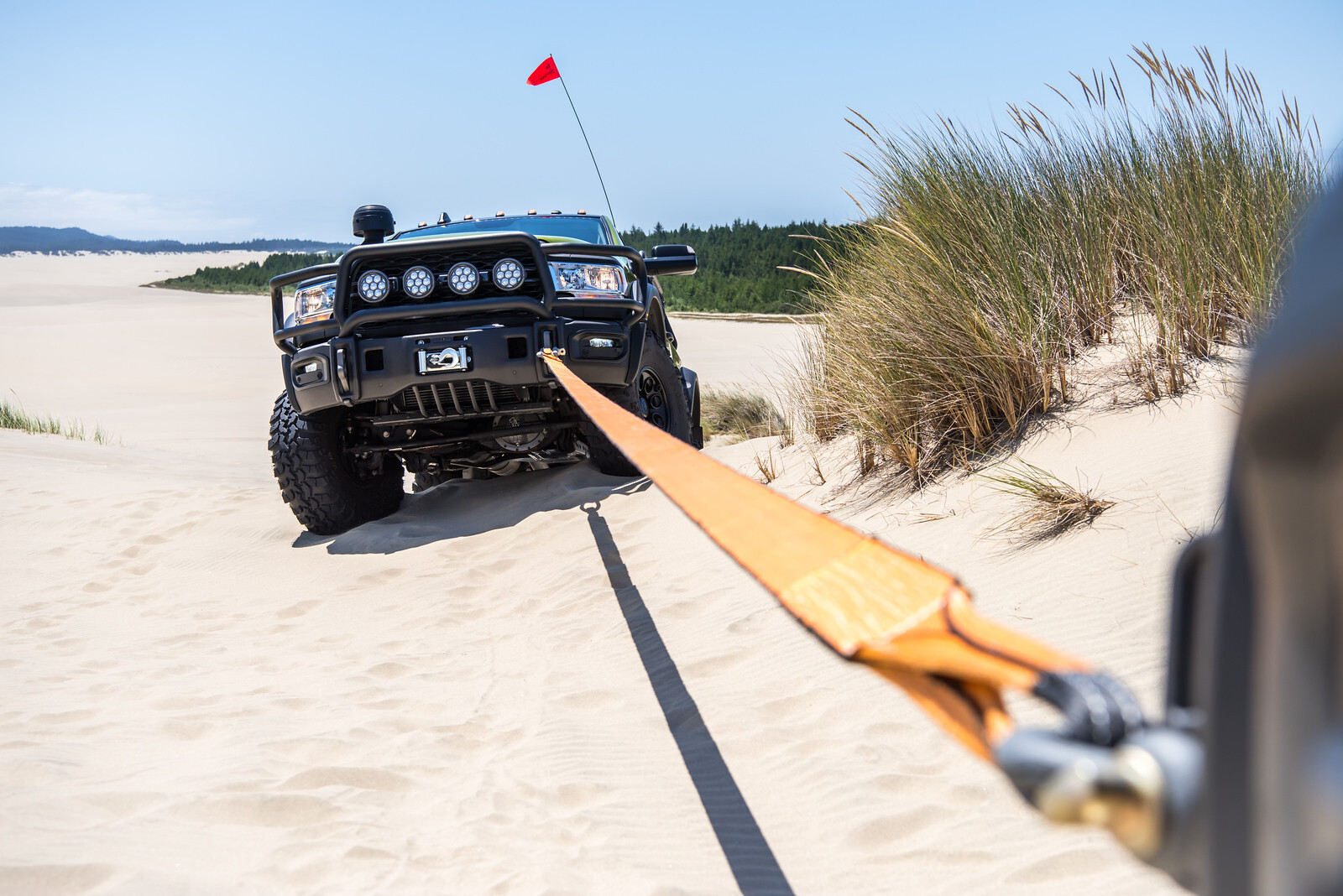 AEV Full-Size Kinetic Recovery Strap 4" x 30' MBS: 39,200 LBA