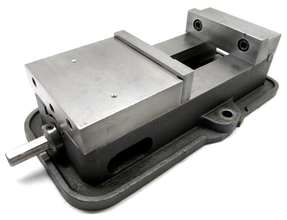 KURT ANGLOCK 6" MILLING MACHINE VISE w/ JAWS & HANDLE - #D60