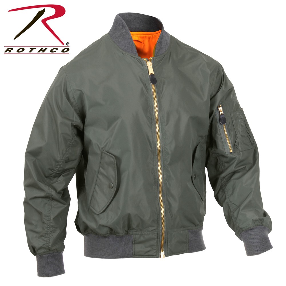 Rothco MA-1 Lightweight Enhanced Flight Jacket/Bomber Nylon