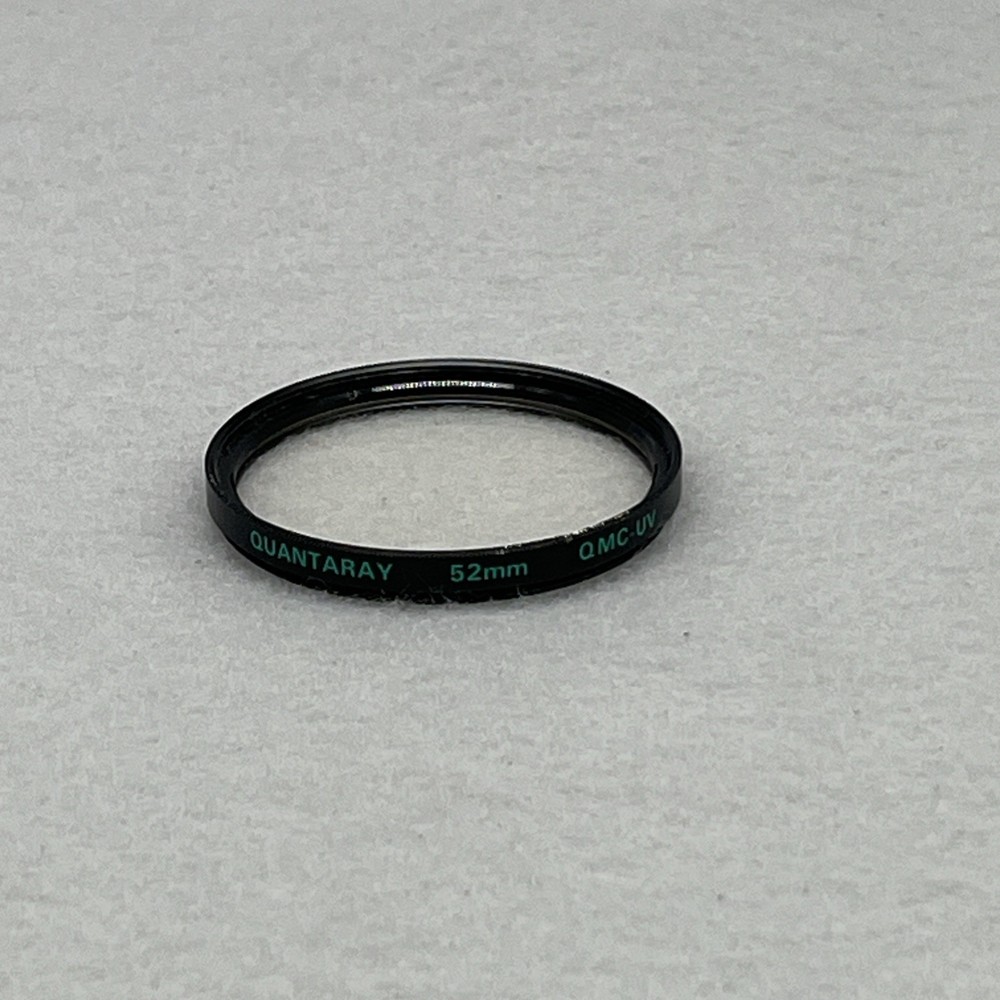 Vintage Quantary 52mm QMC-UV Lens Filter with Plastic Case