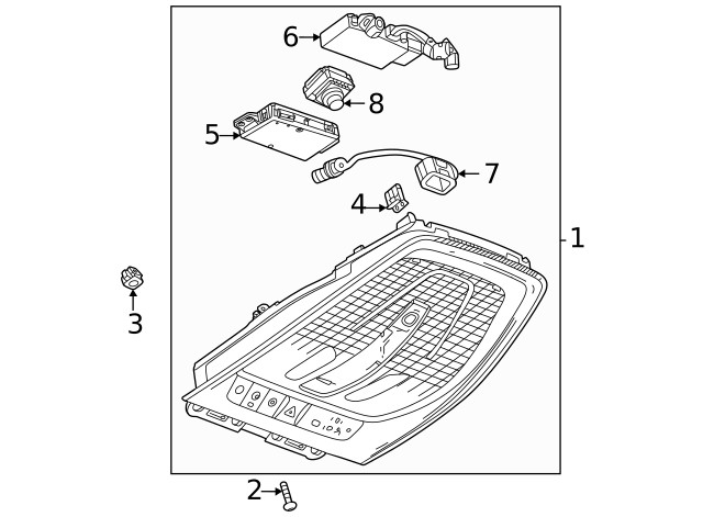 Genuine GM Camera 85030323