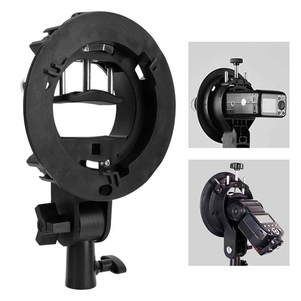 S Type Bracket for Bowens Mount Holder S Type Bracket Holder for Speedlite7137